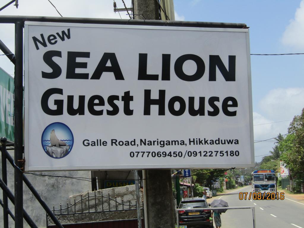 New Sea Lion Guest House Hikkaduwa Exterior foto